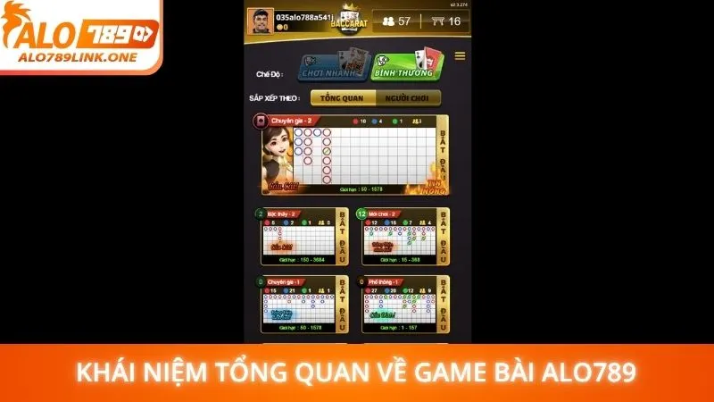 Khái niệm tổng quan về game bài Alo789