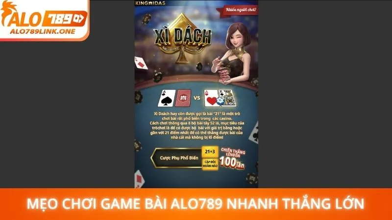 Mẹo chơi game bài Alo789 nhanh thắng lớn