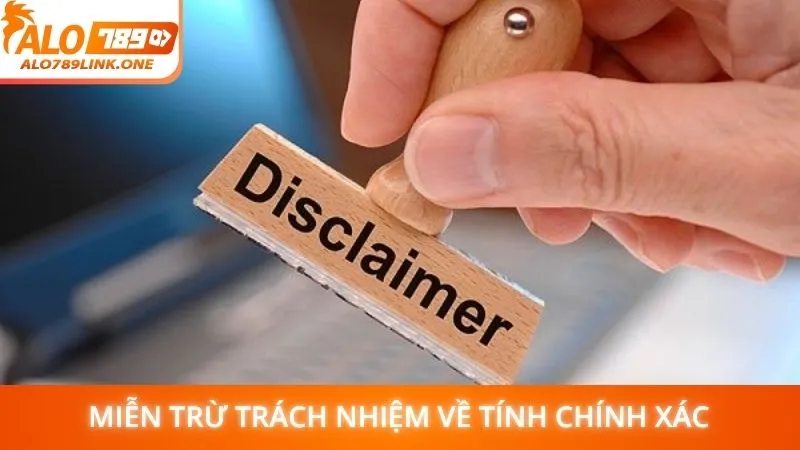 Miễn trừ trách nhiệm về độ minh bạch